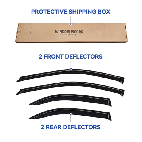 Window Visors Rain Guards for 2002