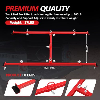 Adjustable Truck Box Bed Lift for Pickups Trucks