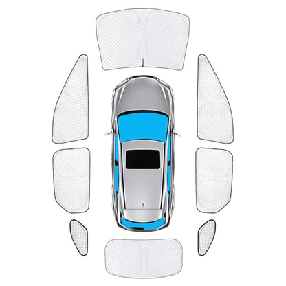 8pcs Thicken Full Sun Shades for Lexus RX 2016