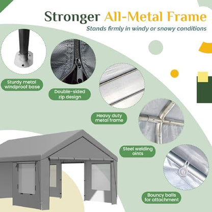 13x20FT Heavy Duty Carport