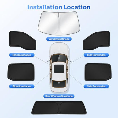 Window Shades for Ford F150 2015 (6 Count)