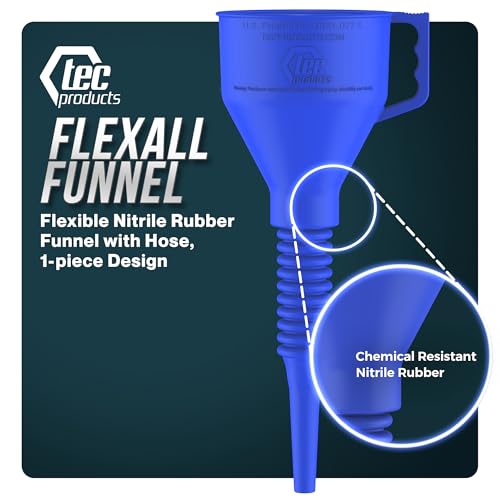 FlexAll Long Flexible Oil Change Funnels for Automotive Use