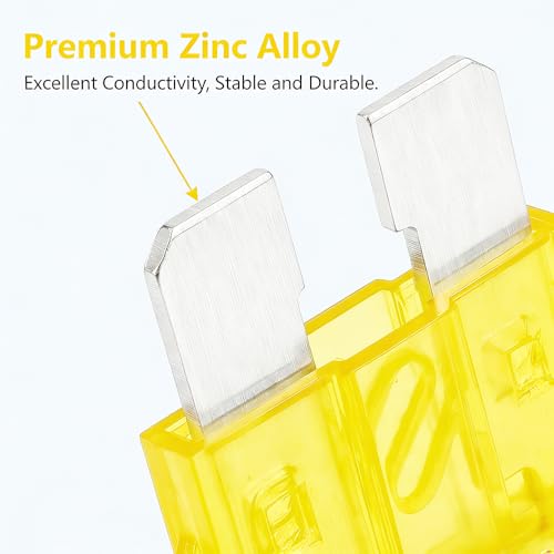 80Pcs) 20 Amp Standard Fuse, 20A Car Blade Fuses for Car/RV/Truck/SUV/Motorcycle/Boat (80 Count)