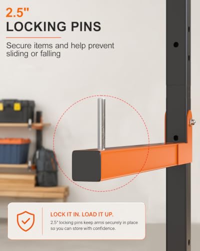 Lumber Storage Rack Wall (4 Count)