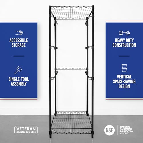 5 Tier Steel Tote Rack for 27 Gallon Bins
