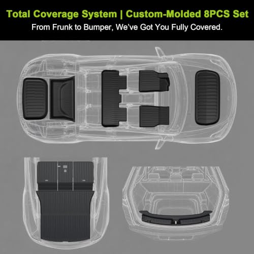 Floor Mats for 2025 2026 Tesla Model Y Juniper Accessories