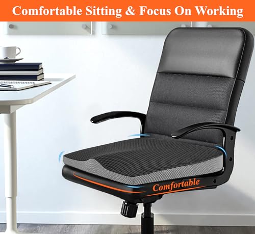 Memory Foam Car Seat Cushion for Driving Comfort and Office Use