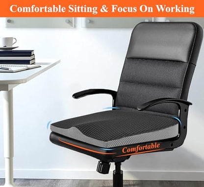 Memory Foam Car Seat Cushion for Driving Comfort and Office Use