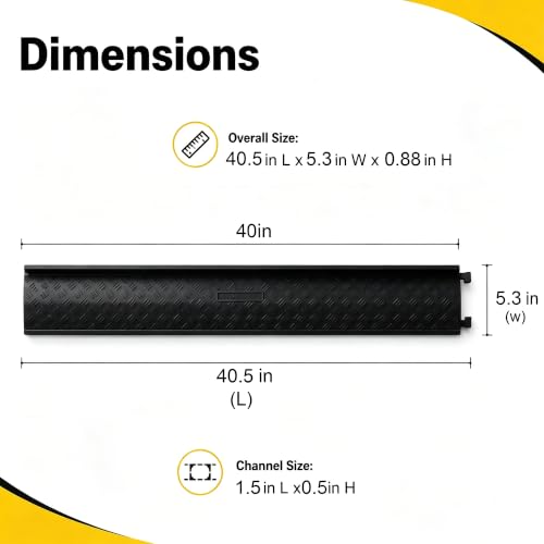 2 Pack 40.5" Cable Ramp 1