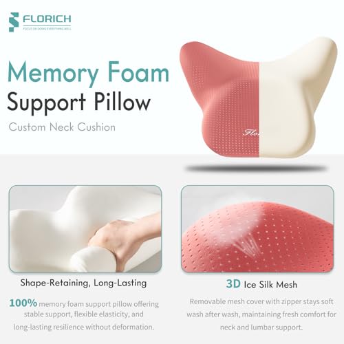 Car Seat Cushion and Lumbar Support Pillow for Office Chair Car