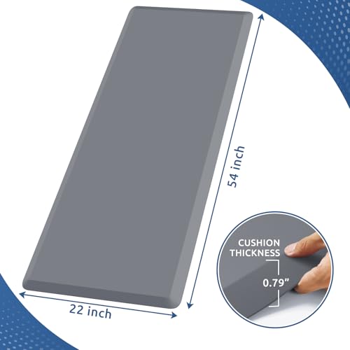 0.8" Thick Kitchen Mat Cushioned Anti Fatigue Rug Comfort Floor Mats