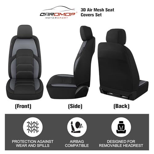 3D Air Mesh Car Seat Covers 2 Front Seats (2 Count)
