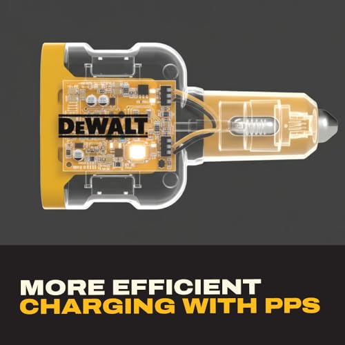 65W PD 3 Port Car Charger