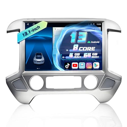 13.1" 8Core 4+64G Radio for Chevy Silverado GMC Sierra 2014