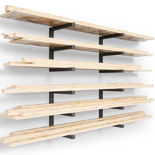 Wood Organizer and Lumber Storage Rack Wall Mount