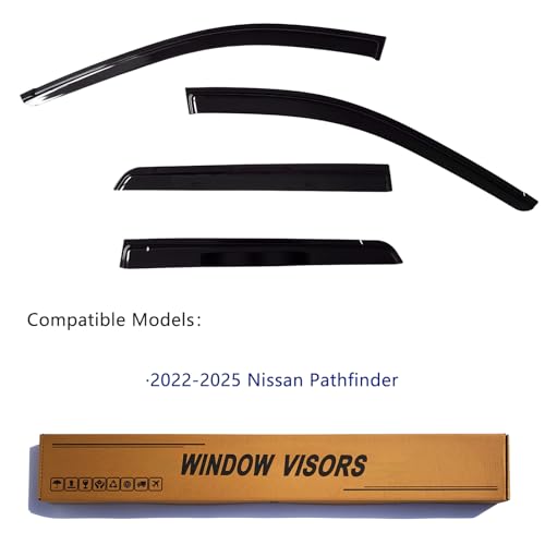 Window Visors Rain Guard Compatible with 2022 (4 Count)