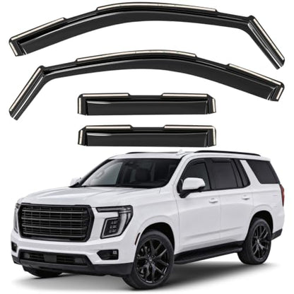 Window Deflectors Smoke Tinted in