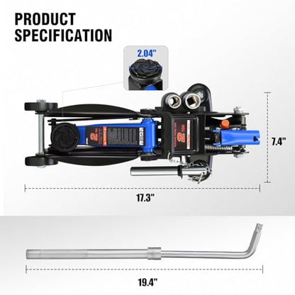Floor Jack with Socket and Lock