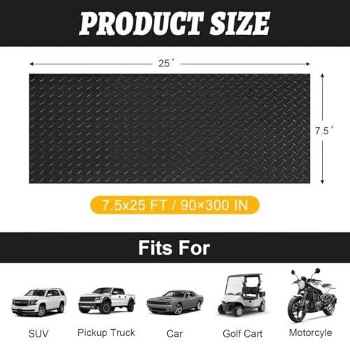 7.5x25 FT Garage Floor Mat