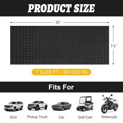 7.5x25 FT Garage Floor Mat