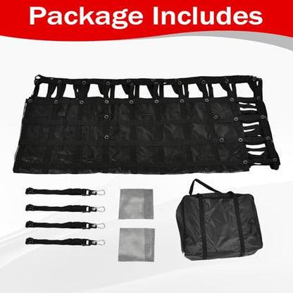 120" x 144" Truck Bed Cargo Net with 1500LBS Capacity