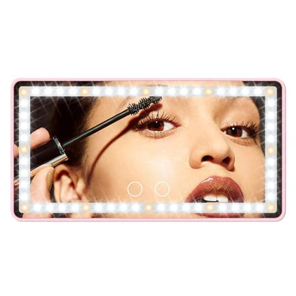 Car Sun Visor Vanity Mirror with Lights