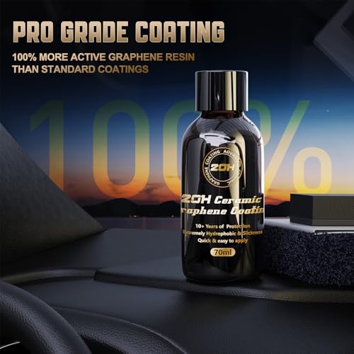 20H Professional Graphene Ceramic Coating for Cars (3.7 Fl Oz)