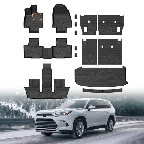 Mixsuper Floor Mat & Cargo Liner for Toyota Grand Highlander 2024