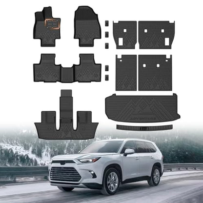 Mixsuper Floor Mat & Cargo Liner for Toyota Grand Highlander 2024