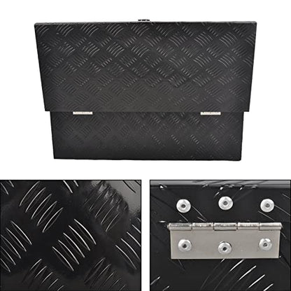 30In Aluminum Tool Box 5 Bar Tread Chest Box Flatbox for Truck Car Outdoor