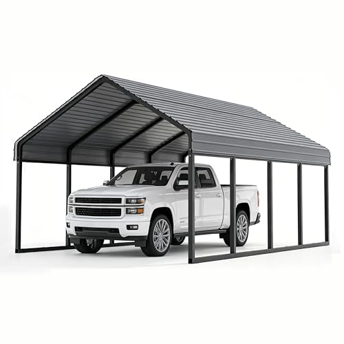 Heavy Duty 10x20 FT Metal Carport for 1 Car