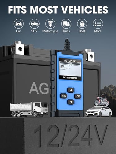 BAS100 12V 24V Car Battery Tester