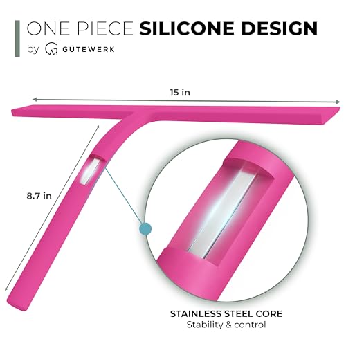Silicone Shower Squeegee with 3