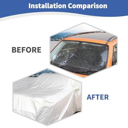 for Renegade Car Cover Weatherproof Covers for Jeep Renegade 2015 2016 2017 2018 2019 2020 2021 2022 2023 up