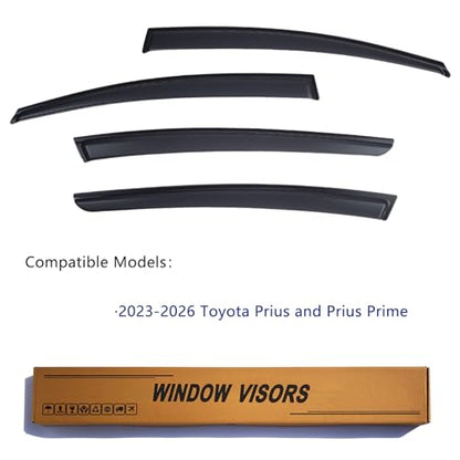Window Visors Rain Guards Fits 2023 (4 Count)