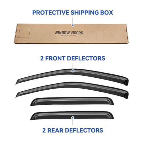 Window Visors Rain Guards for 2005