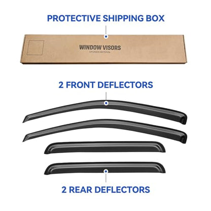 Window Visors Rain Guards for 2005