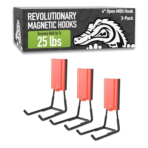 MIDI 4 in Red Open Hooks