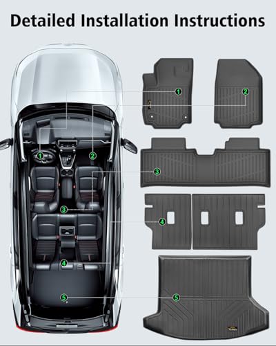 Floor Mats Custom Fit for Chevy Equinox 2025 2026 Fuel