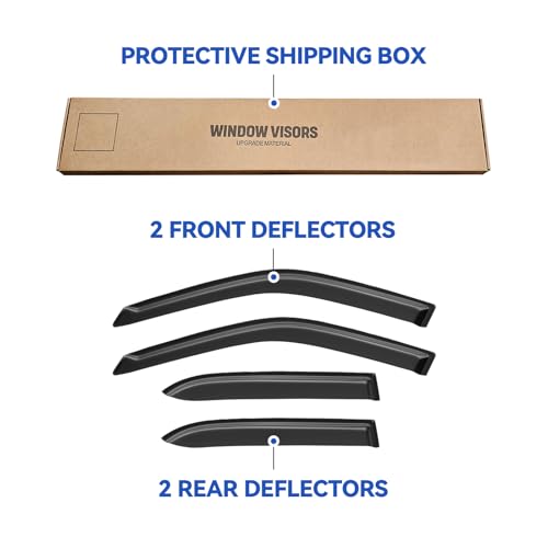 Window Visors Rain Guards for 1998 (4 Count)