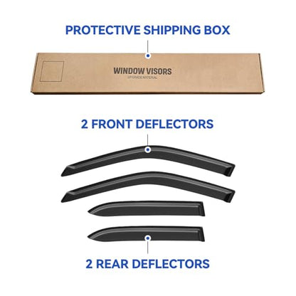 Window Visors Rain Guards for 1998 (4 Count)