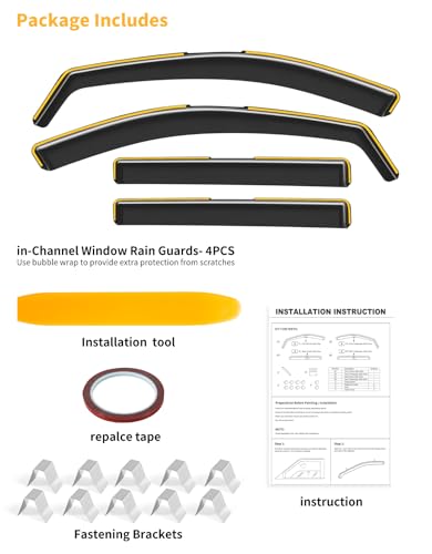 Window Visors Rain Guards for Chevy