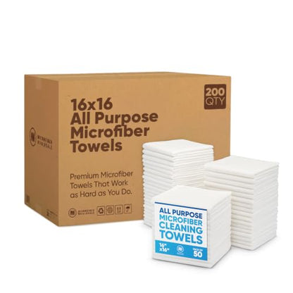 Bulk 16" x 16" All Purpose Towels Case Quantity (200 Count)