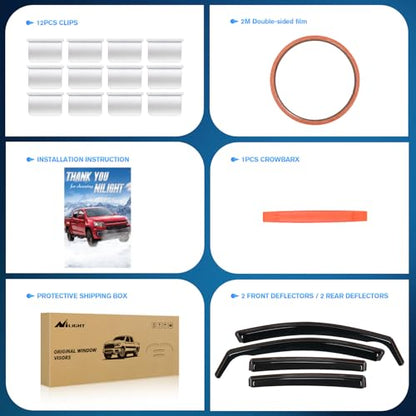 in Channel Rain Guards for Kia Sportage 2017 (4 Count)