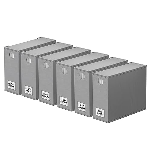 6 Pack Bed Sheet Organizers and Storage