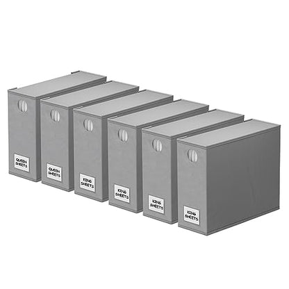 6 Pack Bed Sheet Organizers and Storage