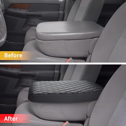 Custom Fit Center Console Cover for Dodge RAM 1500 2500 3500 2002 2003 2004 2005 2006 2007 2008 2009 2010 2011 2012 with Jump Seat
