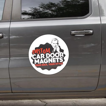 Custom Car Magnet Signs for Advertising and Promotion (2 Count)
