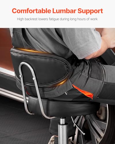 Shop Stool with Backrest