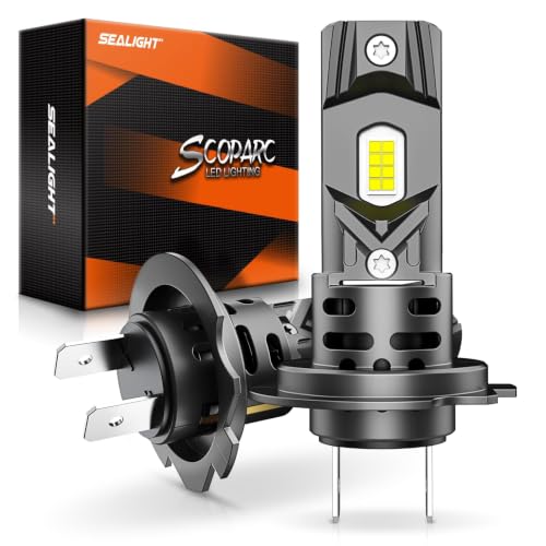H7 Bulbs 95000LM for ATVs & Powersports (2 Count)